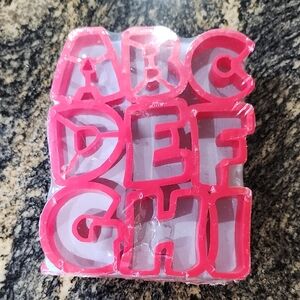 Alphabet Letter Cookie Cutters - NWT